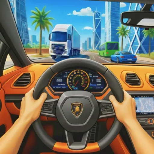 Crazy Traffic Racer unblocked game thumbnail