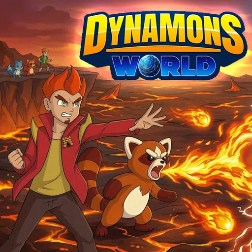 Dynamons World unblocked game thumbnail