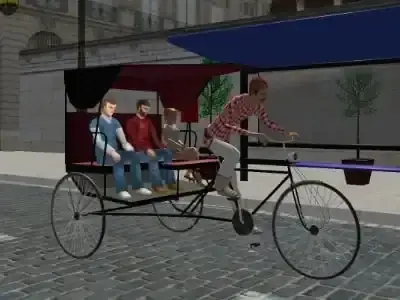 Rickshaw Driving