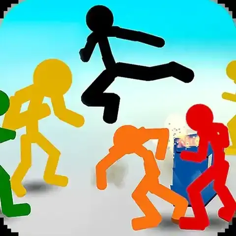 Stickman Street Fighting 3D